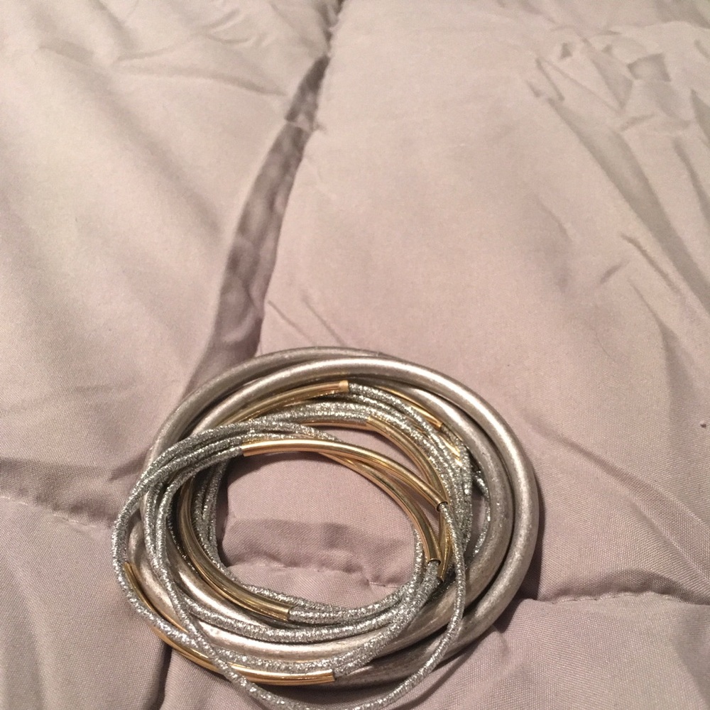 Silver bracelets